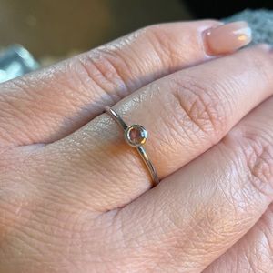 Silpada Designs October pink stone ring